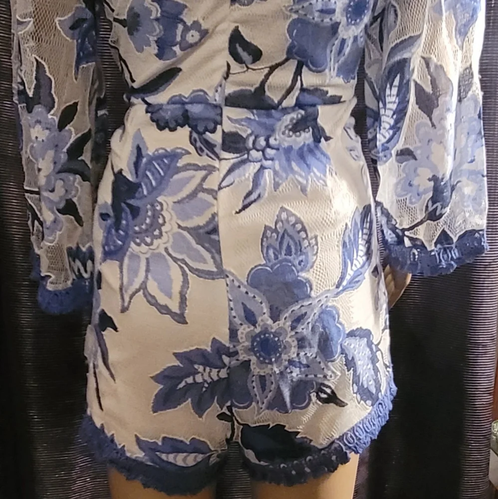 Large Embroidered Rumper - Picture 3 of 3